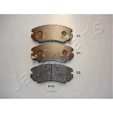 Колодки Тормозные Hyundai H-1/Santa Fe/Trajet/Ssangyong Rexton 01- Передние Japanparts Pah10af Japanparts арт. PAH10AF