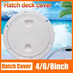 Couvercle de trappe rond de 4/6/8 pouces, couverture de trou de main antidérapant pour l'inspection des travaux pour bateau Yacht Marine 