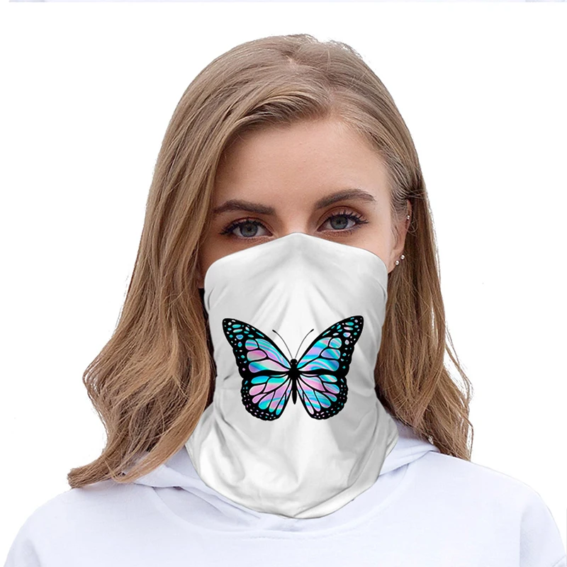 

1pc Fashion Print Butterfly New 3d Seamless Face Mask Motorbike Headwear Magic Scarf Outdoor Cycling Fishing Ski Hiking Bandanas
