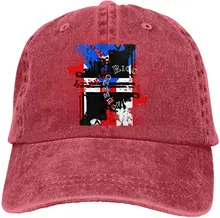 

State Flag of Puerto Rico Sports Denim Cap Adjustable Unisex Plain Baseball Cowboy Snapback Hat