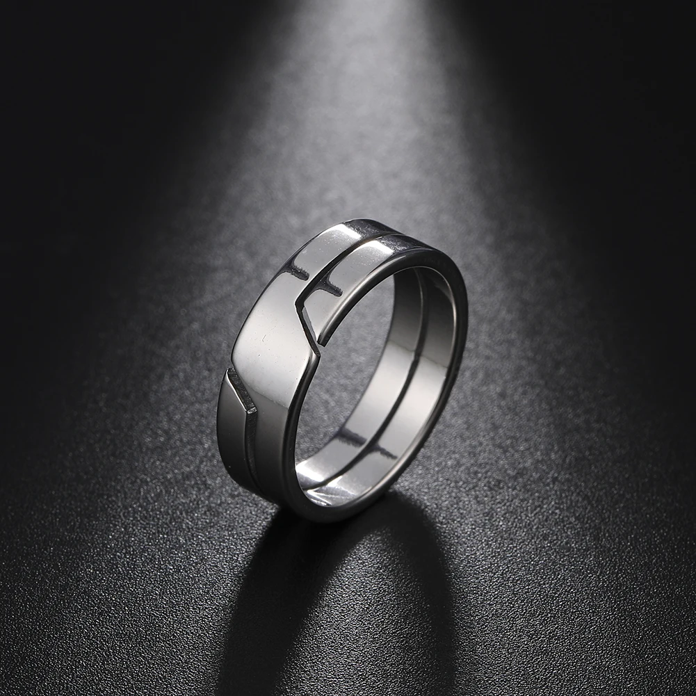 Anello Fede Ferma sottile Acciaio Inox Uomo Donna 2 mm Fedine Argento