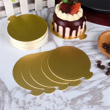 

Cake Mat 100pcs Cake Board Pizza Pastry Cookies Mat Non-stick Mat Round Mousse Cake Boards Paper Cupcake Dessert Displays Tray