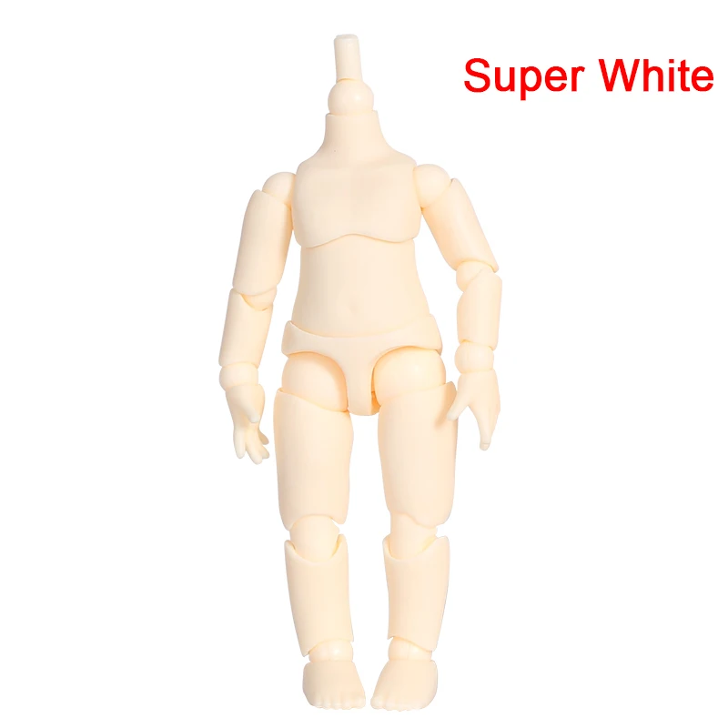 Obitsu 11Cm Doll Toys White Tan Skin Ymy Body Doll Body Spherical Joint Doll Toy Hand Set Suitable For Gsc Molly Head Ob11 Bjd 5
