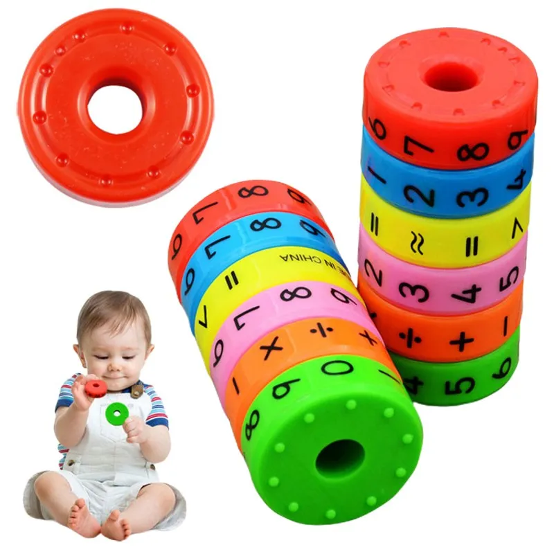 

2021 Full Set Children's Toys Magic Axis Magnetic Mathematics Digital Intelligence Arithmetic Puzzles Learning Educational Toys