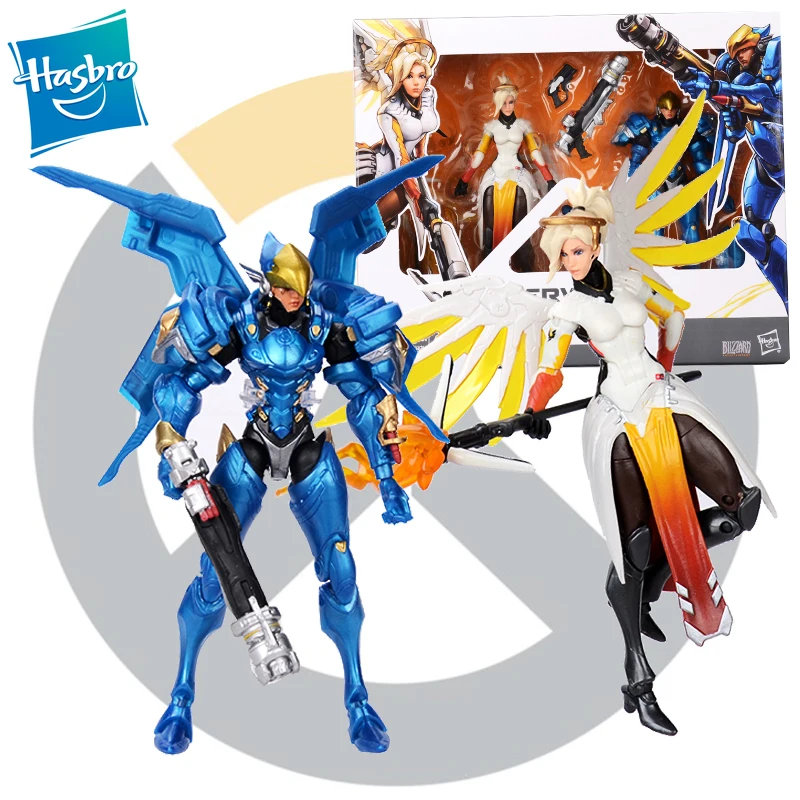 Экшн-фигурки Hasbro Overwatch Ultimates милосердия и фармацевтика креветка ана солдат: 76