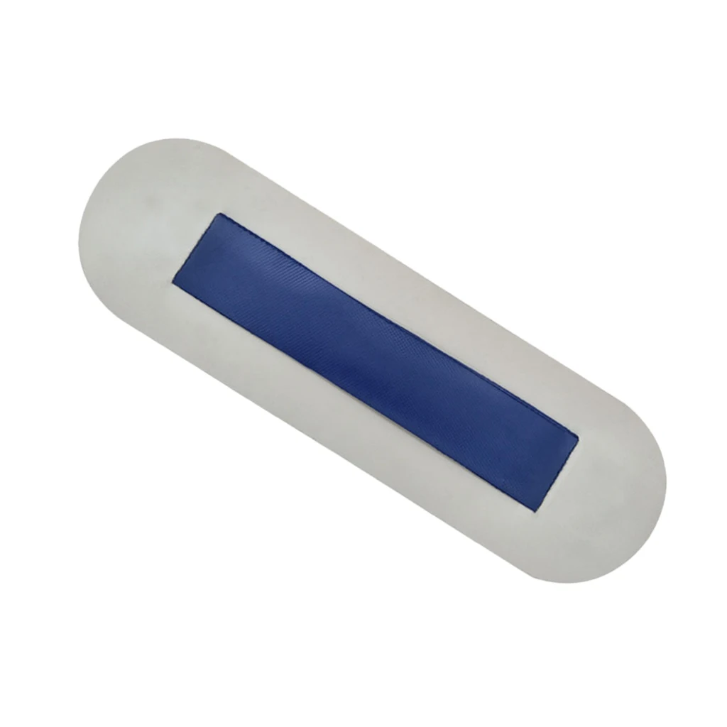 Inflatable Boat PVC Seat Hook Strap/Patches Light Grey + Blue