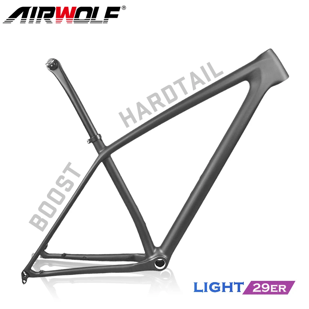 29ER BOOST Light XC MTB Carbon Frame With Seatpost Carbon Mountain Frame 29 T1000 BSA Carbon Mtb Frame S M L Bicycle Frameset