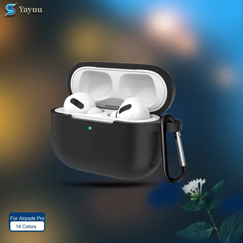 YAYUU качественный силиконовый защитный чехол для Airpods Pro Беспроводной Bluetooth apple airpods