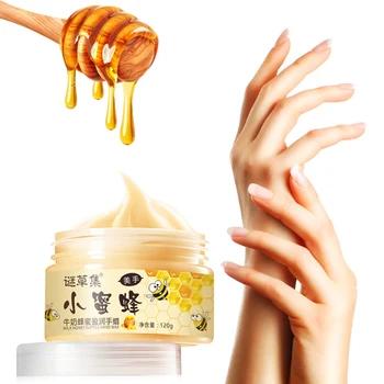 

MICAOJI Milk Honey Hand Nursing Hyaluronic acid Whitening Hand Cream Anti-Aging Moisturizing Exfoliating Firming Hand Care