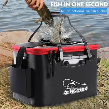 

EVA Fresh Keeping Fishing Bags Folding Bucket Fishing Bucket Collapsible Water Accessories Storage Waterproof Convenient