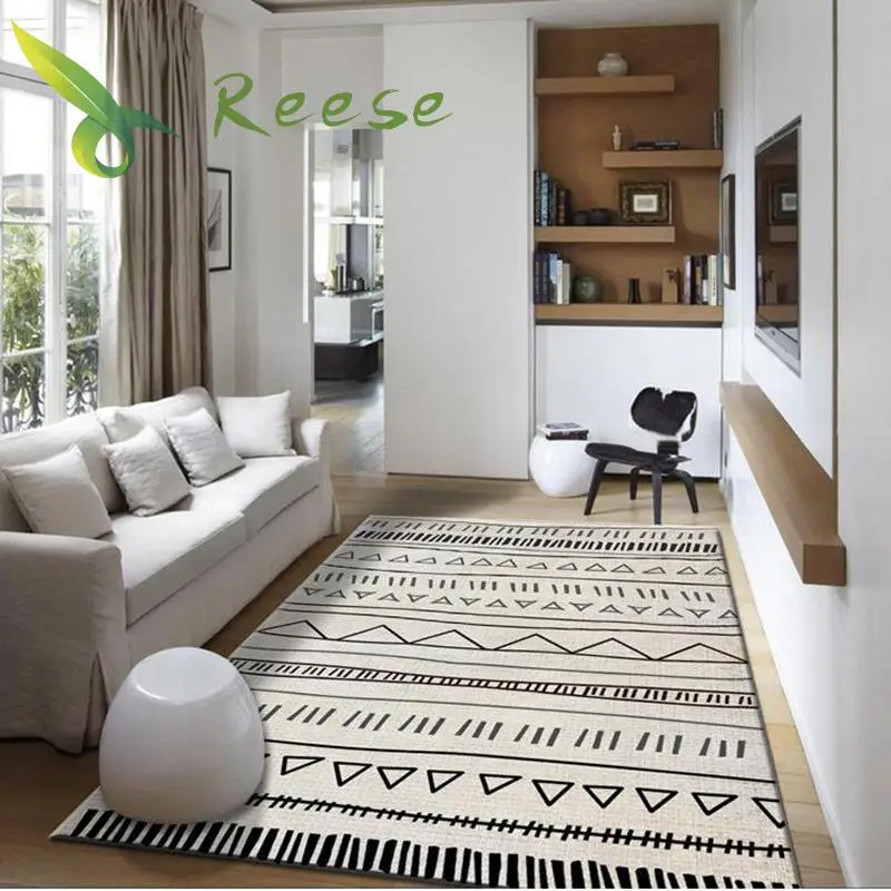 Geometryczne Nowoczesne Dywany Do Salonu W Stylu Skandynawskim Do Domu Koc Do Sypialni Dywan Do Składania Duży Miękki Gabinet Teppich Dywaniki Podłogowe Dywany Aliexpress