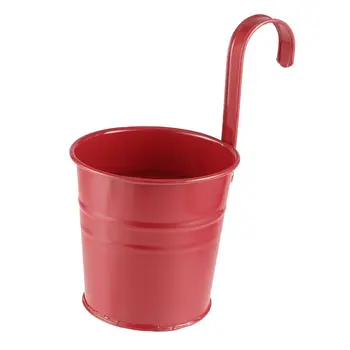 

Hanging Metal Iron Flower Pot Multi-functional Planter Balcony Garden Plant Planter For Home Decoration