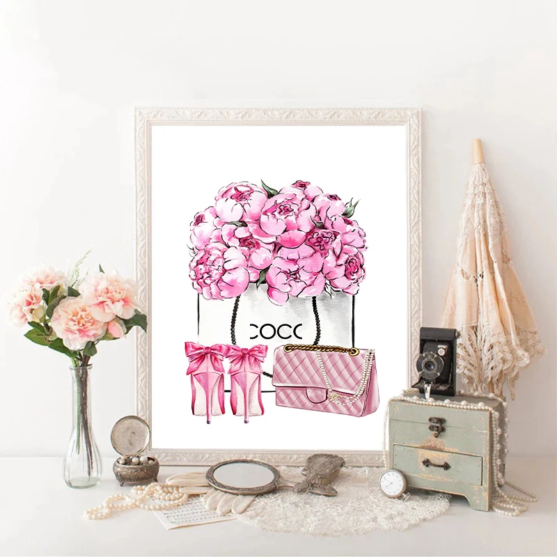 Nordic-Home-Decor-Fashion-Pink-Bag-Shoes-Wall-Art-Canvas-Painting-Vogue-Poster-And-Print-Watercolor.jpg_Q90.jpg_.webp (1)