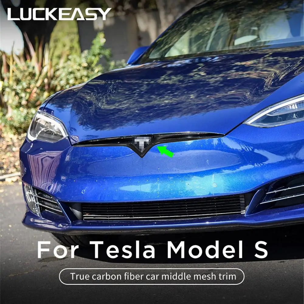 Внешние аксессуары для Tesla model S 2017-2022 передний автомобильный бампер из