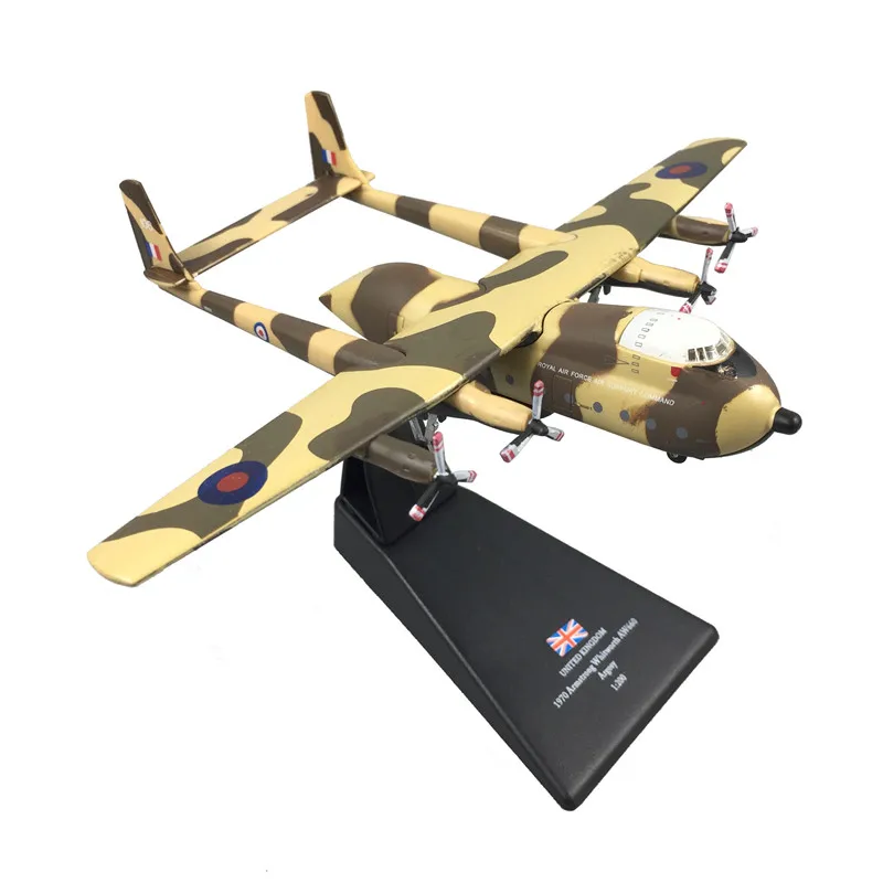 AMER 1/200 Scale Раф 1970 Armstrong Whitworth AW660 aosy Transporte литой металлический самолет Model Toy For Gift