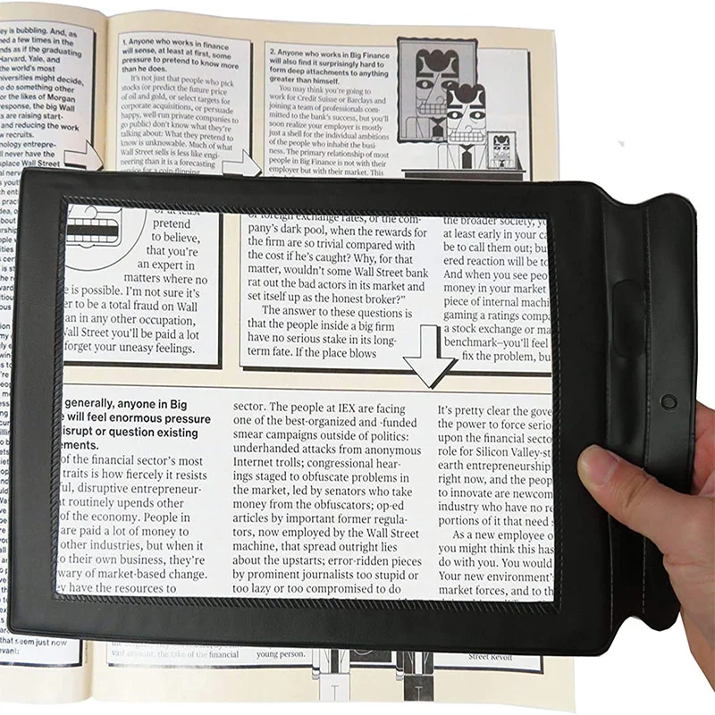 A4 Lenses 3X Large Sheet Magnifier Magnifying Glass Book Reading Lens