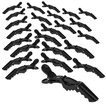 

Women Styling Hairclip - 24 Pcs Plastic Alligator Hair Sectioning Clips - Durable Alligator Hair Clip with Nonslip Grip and Wide