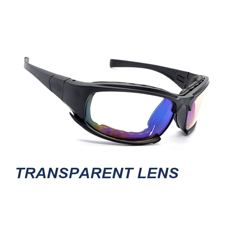 Outdoor Eyewear Tactical Airsoft Daisy X7 Glasses Polarized Men Army Shooting Goggles Camping Hiking Cycling Sunglasses 4 Lens