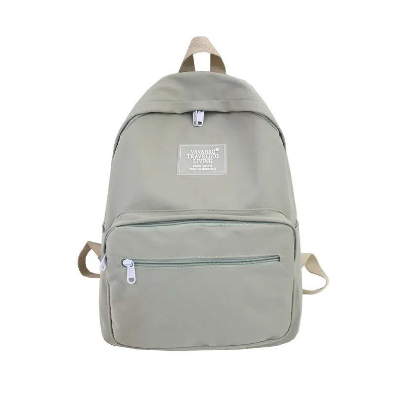 DCIMOR водонепроницаемый нейлоновый женский рюкзак, женские прозрачные школьные сумки для девочек-подростков, рюкзак для путешествий, большая книга Mochila - Цвет: light green