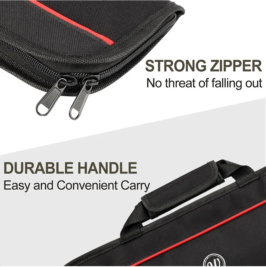 WESSLECO Chef Knife Bag Foldable Bag Carry Case Bag Kitchen Cooking Portable Durable Storage Knife Tool Bag tool chest workbench