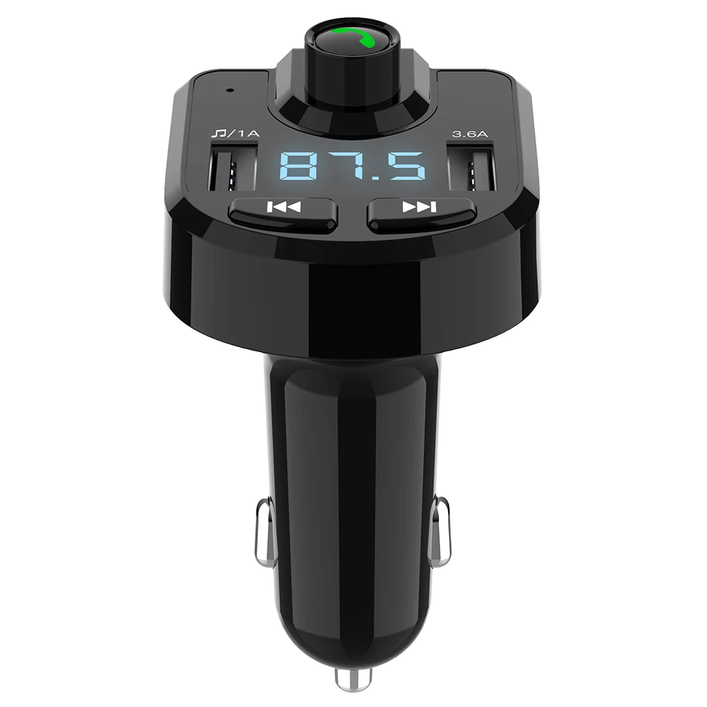 Vehemo BT36 Bluetooth 5,0 3.6A Обнаружение напряжения TF карта U диск Универсальный Автомобильный fm-передатчик громкой связи приемник