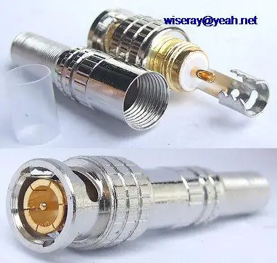  DHL/EMS 250pcs Twist Spring RG59/RG6 Coaxial Male BNC Jack Plug Connector for CCTV Camera-A7 - 4.00019E+12