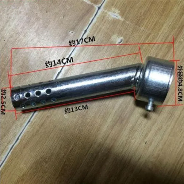 MagiDeal 2X 48mm Angled Motorcycle Exhaust Muffler Baffle DB Killer Silencer