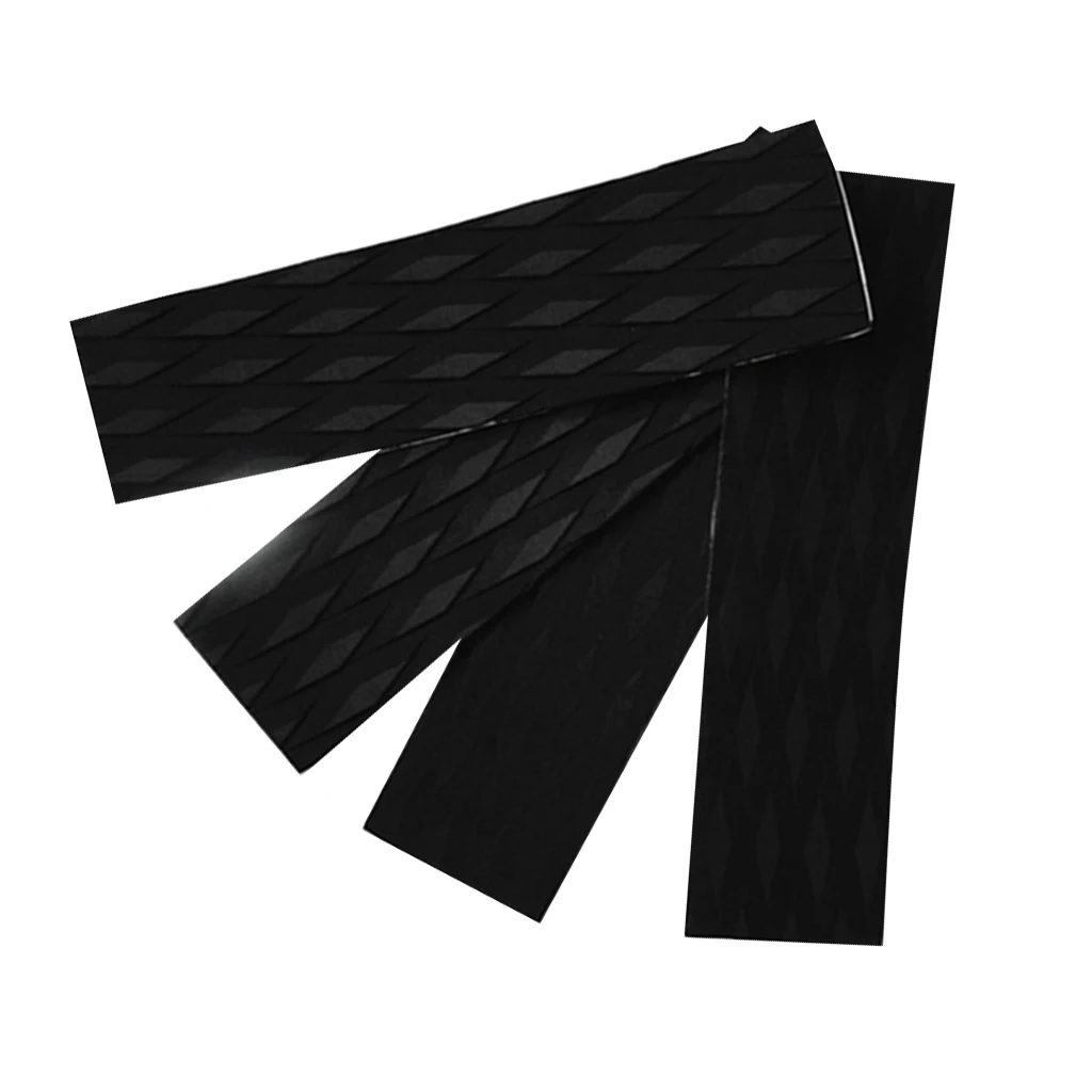 7 Pieces Non-slip Black EVA Surfboard Surf Traction Pad Deck Grips Tail Pads Kiteboard Skimboard Shortboard Surfing Accessories