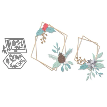 

Geometric Frame Metal Cutting Star Dies for DIY Scrapbook Cutting Die Paper Cards Embossed Decorative Craft Die Cut