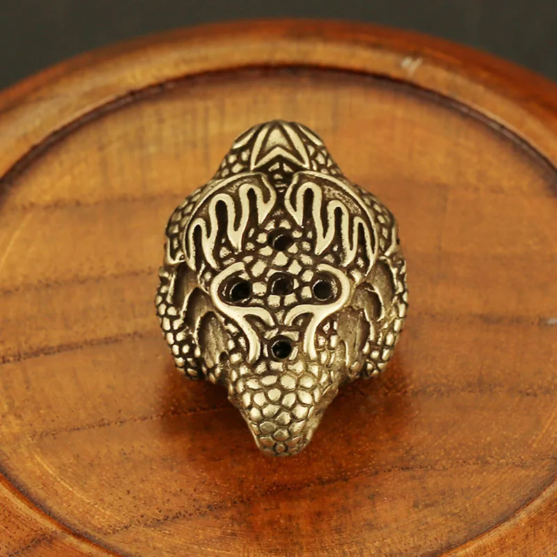 brass toad keychain pendants (9)