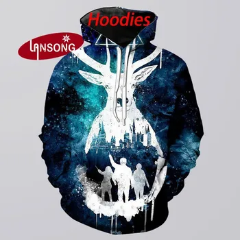 

3d print abstract elk men hoodies harajuku funny sweashirts/pants jacket men short homme clothes men hip hop streetwears suit