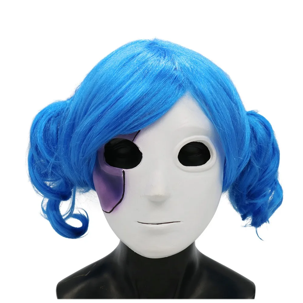 

Game Sally Face masks Cosplay SallyFace Latex masks wig costume prop for Adult women men halloween party props