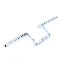 25 мм " подкрученные вверх длинные Ретро Усы Z бар для Harley Honda кафе гонщик Старая школа Универсальный