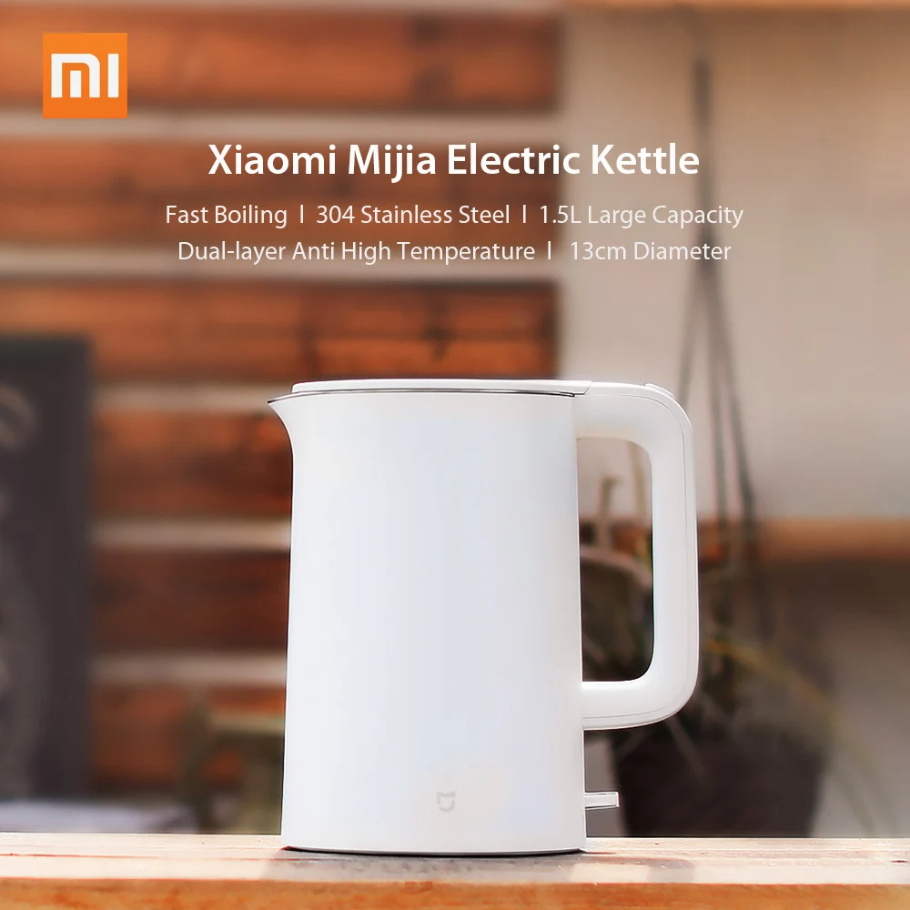 Электрический чайник Xiaomi Mijia 220 В 304 л из нержавеющей стали с функциями