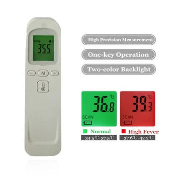 

2 Pcs Digital Contactless Infrared Forehead Temperature Gun Meter Adult Baby Medical Pyrometer Body Thermometer For Dropshipper
