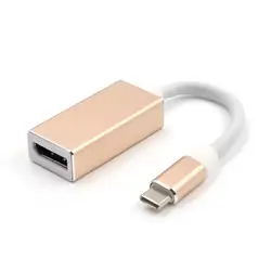 1080P USB 3,1 type C к DP адаптер USB-C-Дисплей порт адаптеры конвертер Поддержка 4K UHD для Macbook Pro 2015/2016/2017