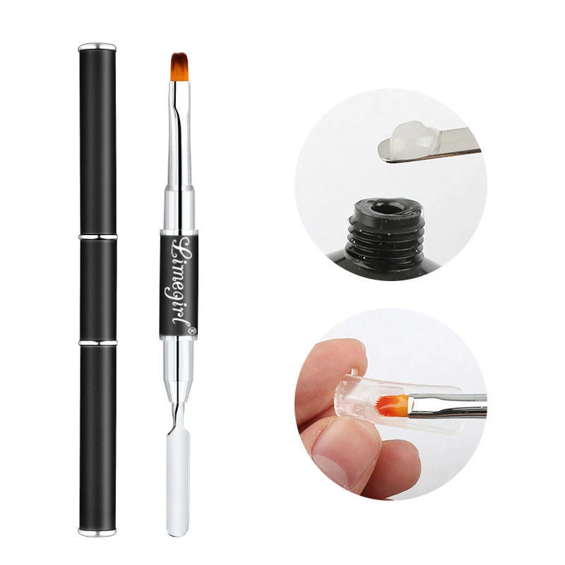 Mobray Acrylic Nail Art UV Gel Brush Design Tip Painting Drawing Carving Dotting Pen FlatFan Liner Acrylic Painting Tool