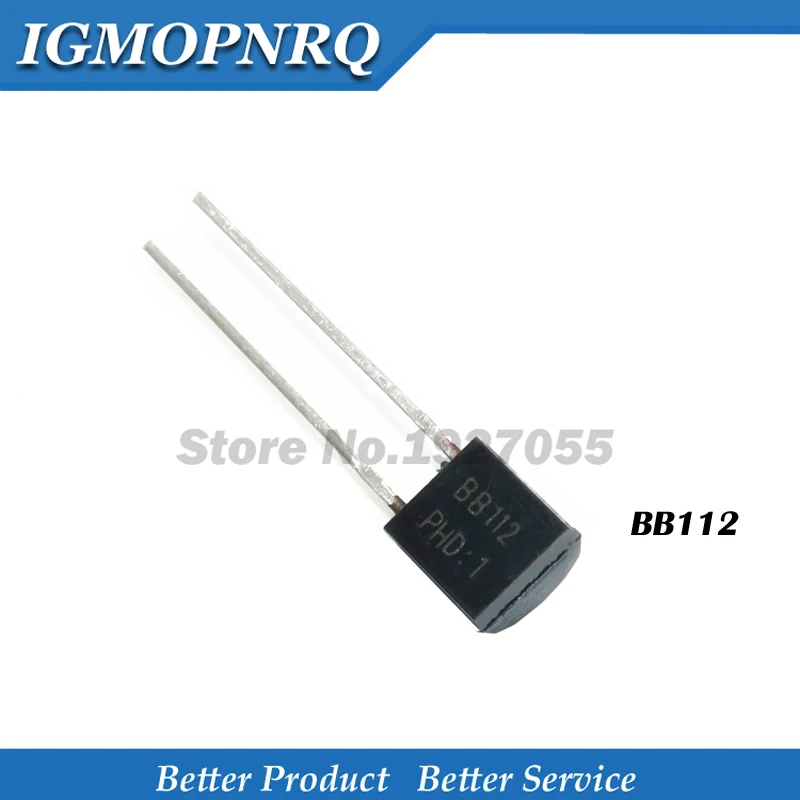 10-Piece BB112 Original Varactor (Variable Capacitance) Diodes - TO-92 Package 4 thumbnail image