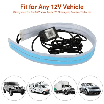 

DRL Turn signal Light Strip For Headlight 12V Car Accessory Replacement