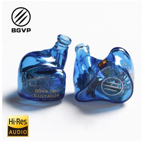2019 BGVP DM6 Customized Earphone Audiophile HiFi earphone Monitor in ear Balanced Armature Earphone MMCX cable IEM