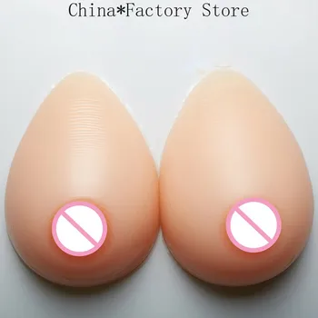 

C Cup 800g/pair Silicone Breast Forms Transgender Crossdresser Silicone Boobs Push Up Bra Crossdresser Strapless Bra Lingerie
