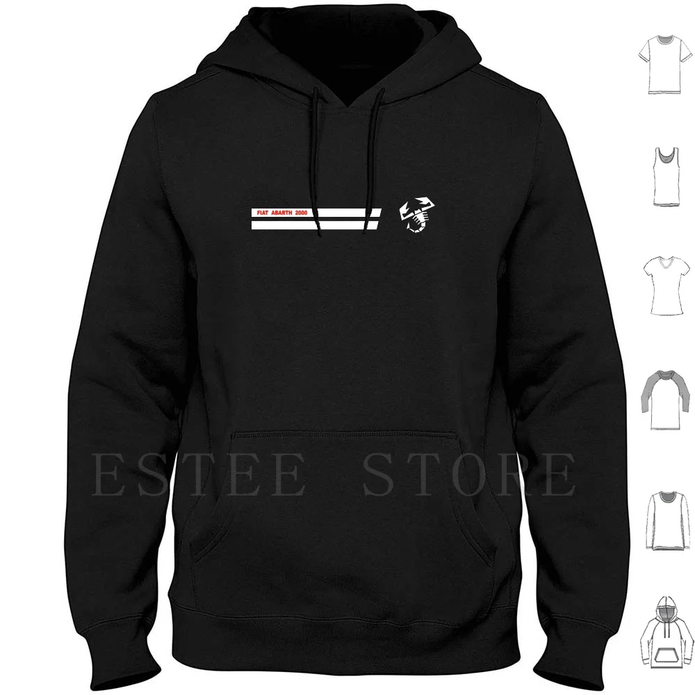 Fiat Abarth 2000 Scorpion Concept Car Hoodie Manica Lunga Fiat Abarth Scorpion Pininfarina Concept Car Abarth