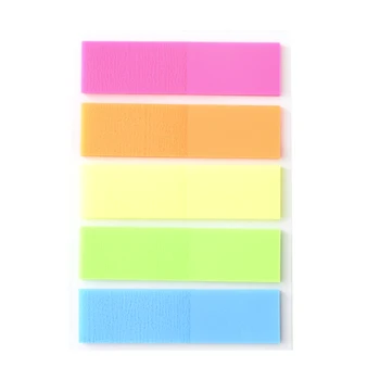 

1 Piece Sticky Post Memo Pads Office Supplies School Scratch Stationery Rainbow Fluorescence Index Notepad Sticky Notes