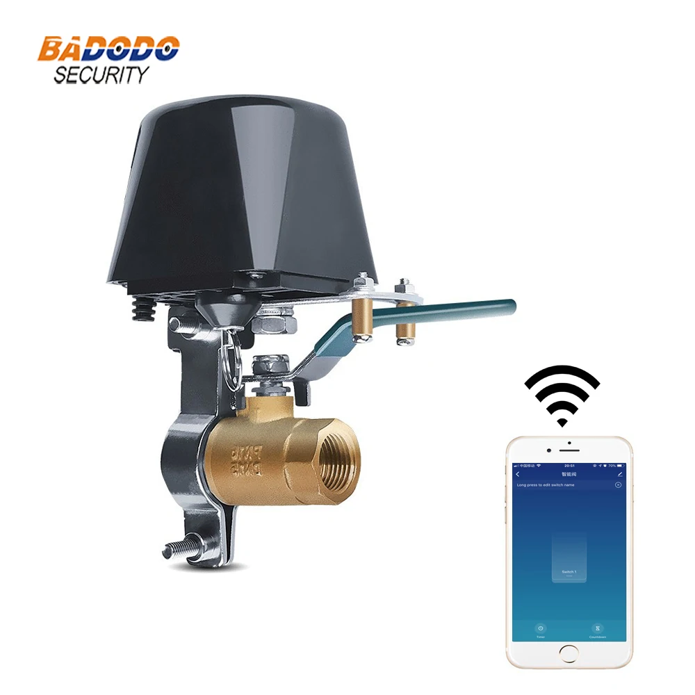 Wireless WiFi 2.4G APP remote control Automatic Gas Valve Water valve