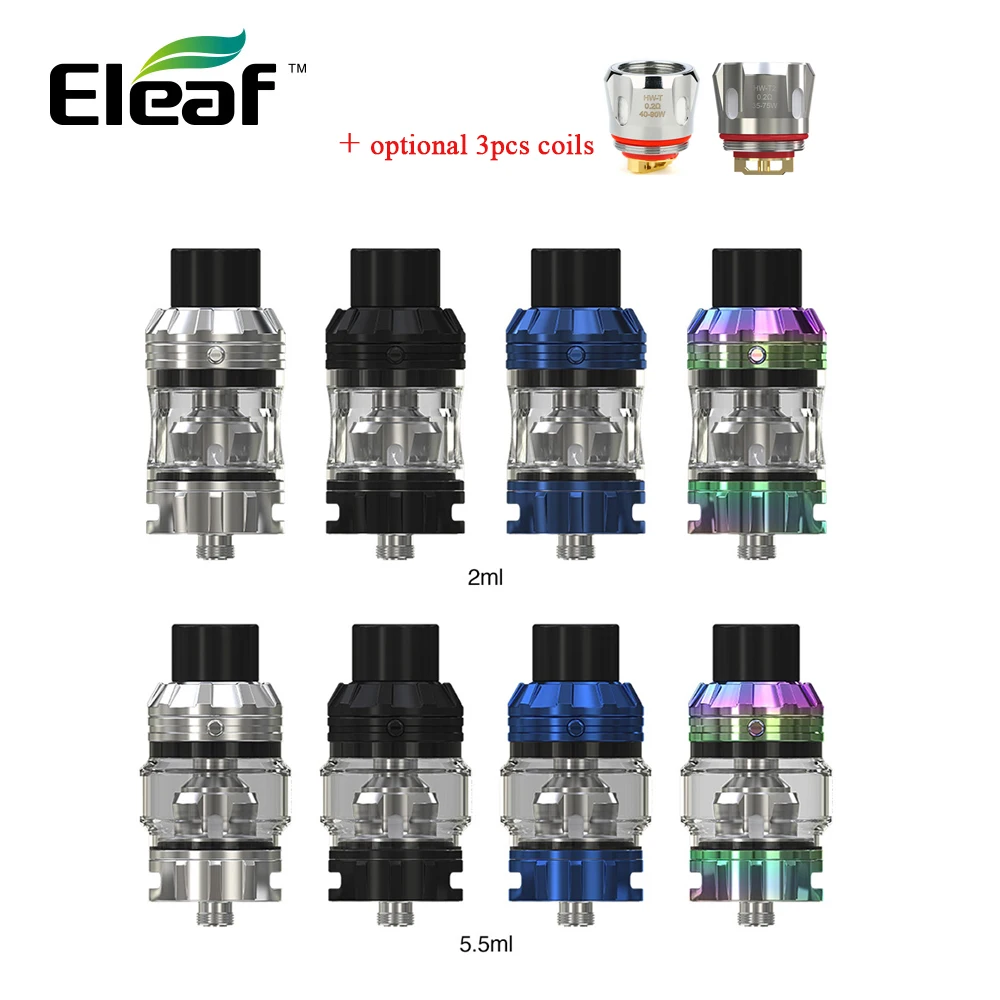 Горячая Eleaf ротор сетчатый бак 2 мл/5 5 мл атомайзер с ротором как HW T 0.2ohm сетка