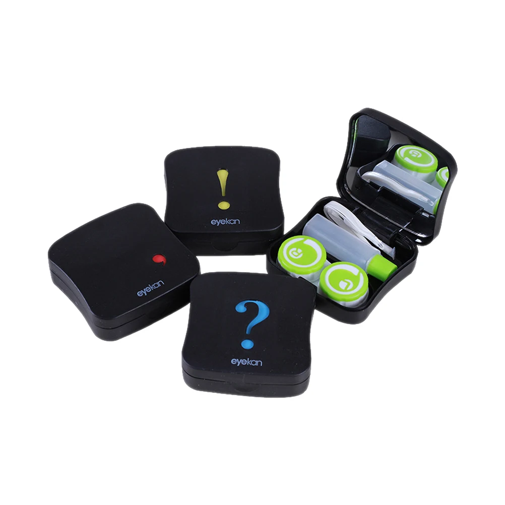 4 шт. контактные линзы коробка кейс для контактных линз Очки Чехол держатель