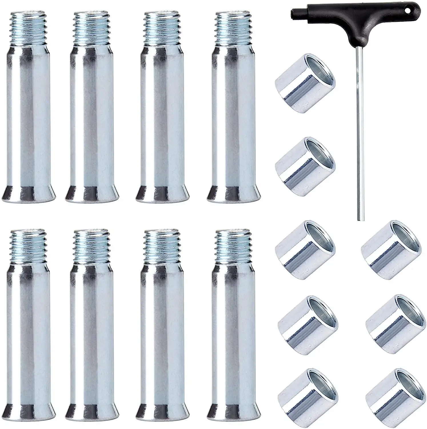

Inline Skate Axle Spacer Screw Replacement Aluminum Alloy Rollerblade Skate Wheel Bearing Spacer Roller Skate Replacement Axle