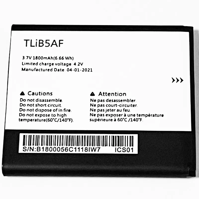 3 8 в 1800 мАч TLiB5AF для Alcatel Link Zone MW40V MW40VD MW40CJ MW41NF MW41MP MW41TM 4G LTE Аккумулятор модема точки