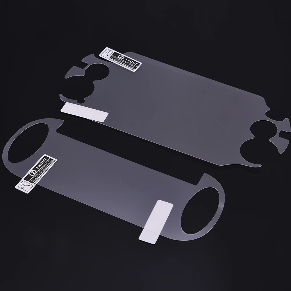 Игровая консоль HD экран Защитная пленка для игрового плеера защитная накладка Передняя Задняя пленка прозрачная защитная пленка для sony PS Vita