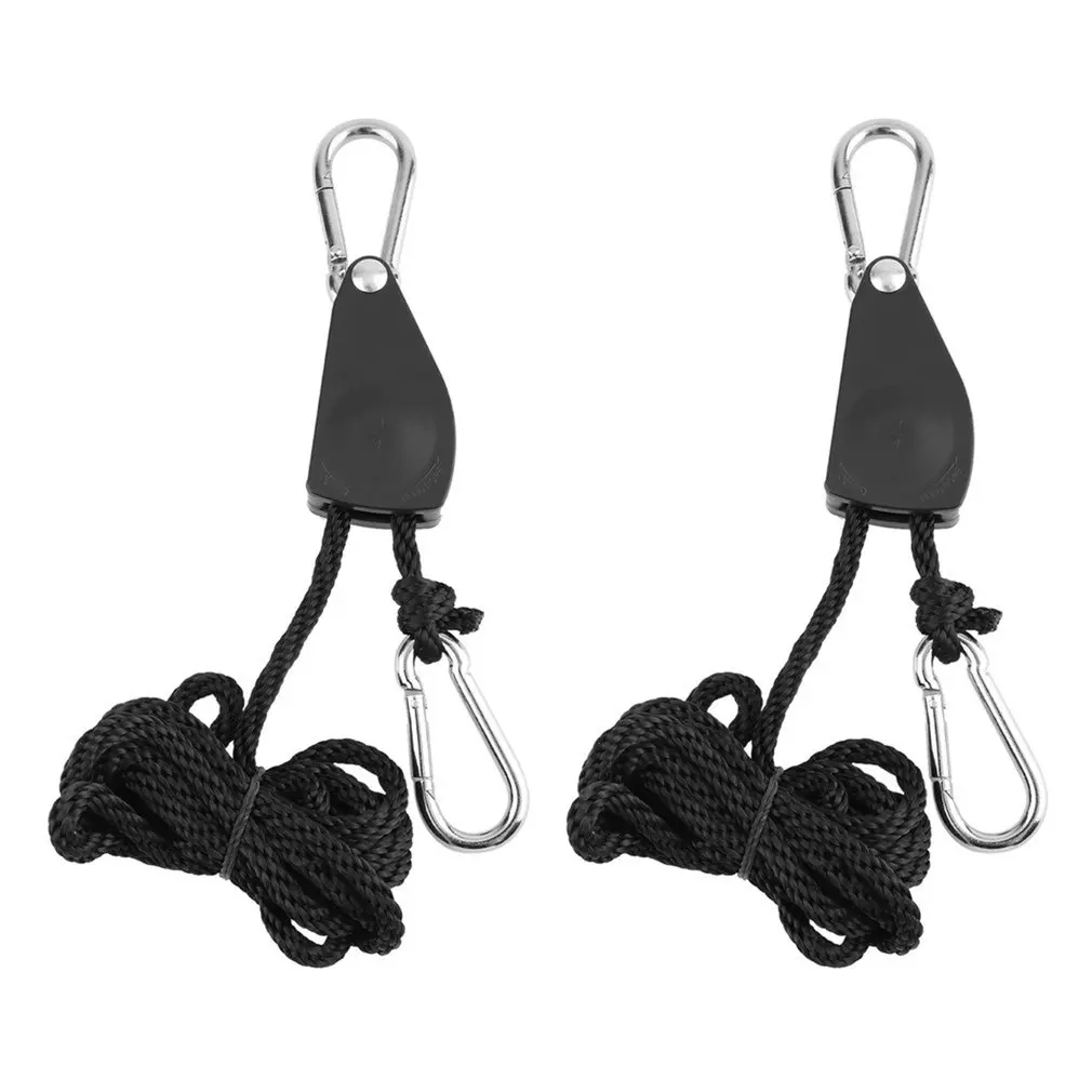 

1/4 Grow Light Rope Ratchet Lights Lifters Reflector Hangers YOYO for Reflector Hood Aquarium LED Plant Grow Tent Dropshipping